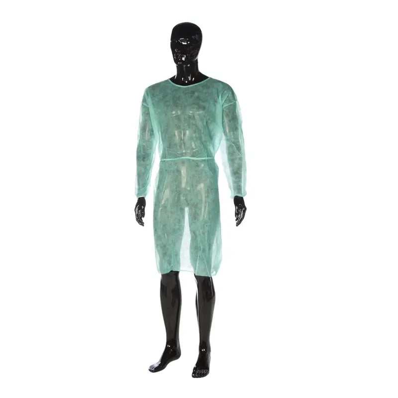 Cuatrogasa Surgeon's Gown Polypropylene Green, 10 pcs.