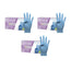 Cuatrogasa Dermolite Powder Free Nitrile Gloves Blue Size L, 3X100 Units