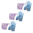 Cuatrogasa Dermolite Powder Free Nitrile Gloves Blue Size Xs, 3X100 Units