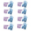 Cuatrogasa Powder Free Vinyl Gloves Blue Size M, 8X100 Units