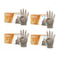 Cuatrogasa Clear Vinyl Powder Free Gloves Size M, 4X100 Units