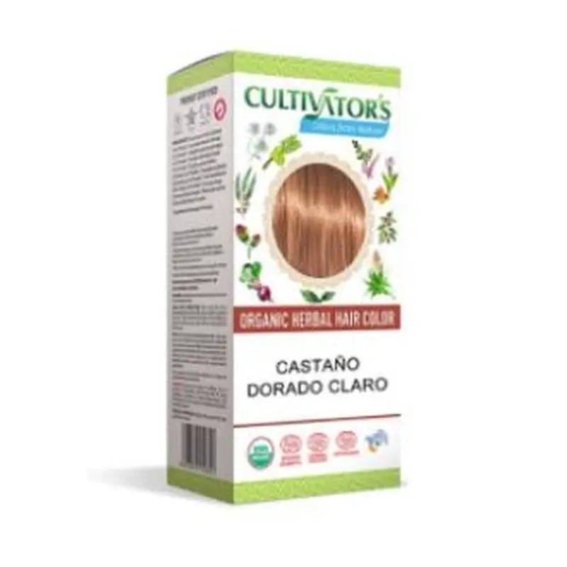 Cultivators Light Golden Brown Organic Dye 100Gr. Ecocert