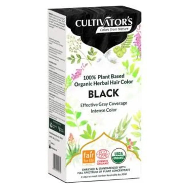 Cultivators Black Organic Dye 100Gr. Ecocert