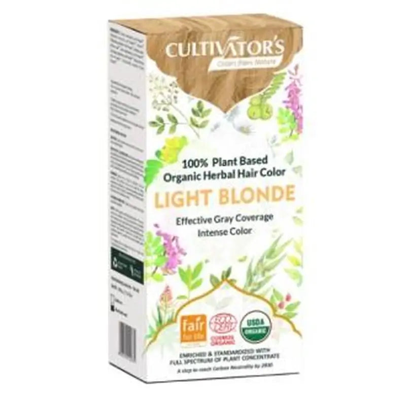 Cultivators Light Blonde Organic Hair Color 100Gr. Ecocert