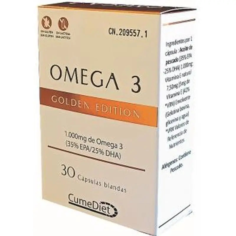 Cumediet Omega 3 Golden 30Pearls.