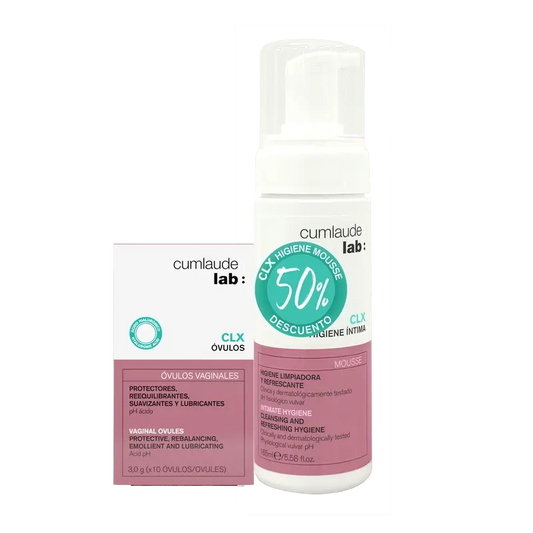 Cumlaude Lab Ovules Clx Md + Clx Mousse 165Ml, 10 ovules + 165 ml
