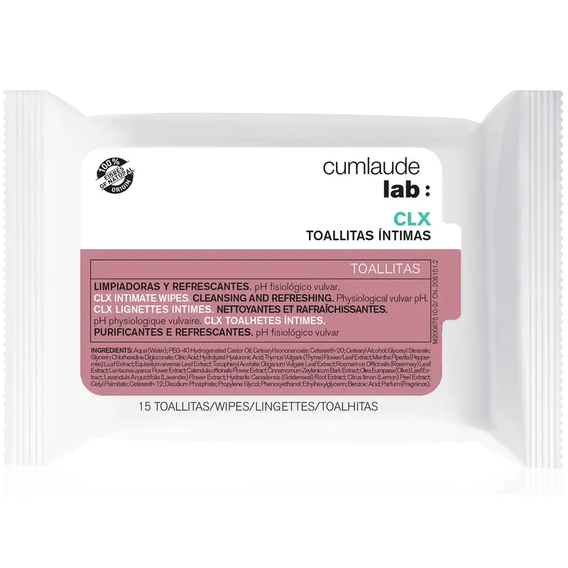 Cumlaude Lab Intimate Wipes Clx, 15 pcs