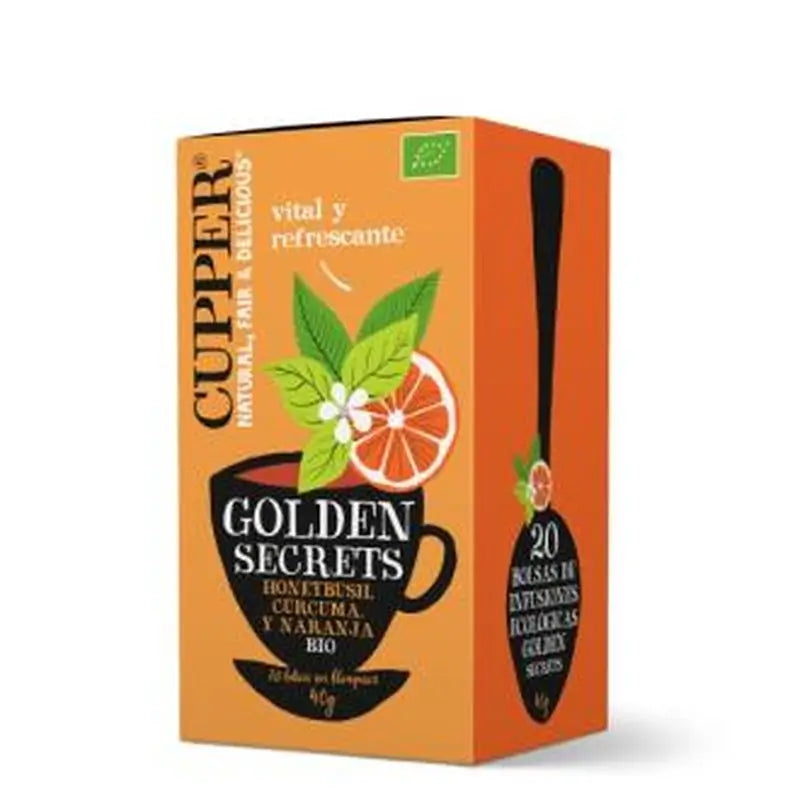 Cupper Golden Secrets Infusion 20Sachets. Bio
