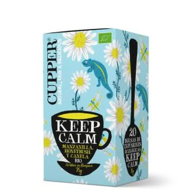 Cupper Keep Calm Infusion 20Sachets. Bio