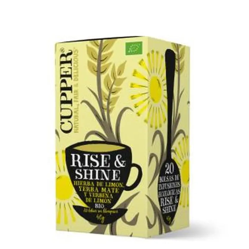 Cupper Rise Shine Infusion 20Sachets. Bio