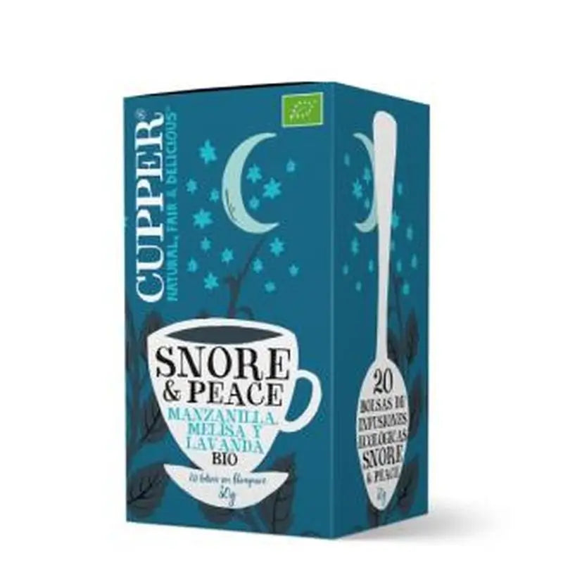 Cupper Snore Peace Infusion 20Sachets. Bio