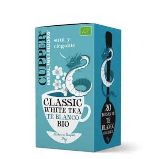 Cupper White Tea Infusion 20Sachets. Bio