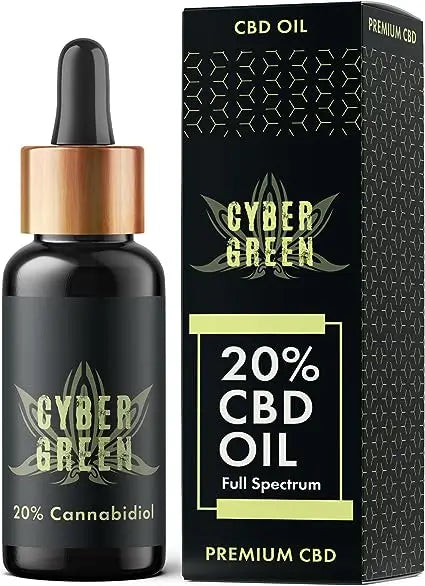 Cybergreen Pure Cbd Oil Full Spectrum 20% Coconut Oil Base 0% Thc , 10 ml