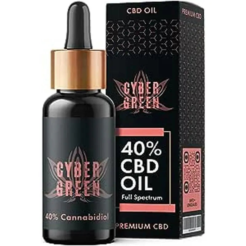 Cybergreen Pure Cbd Oil Full Spectrum 40% Coconut Oil Base 0% Thc , 10 ml