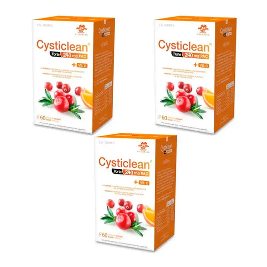 Cysticlean Forte 240 Mg Pac Pack 3 x 60 capsules