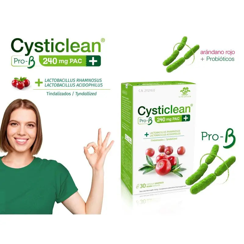 Cysticlean Prob 240 Mg Pac, 30 capsules