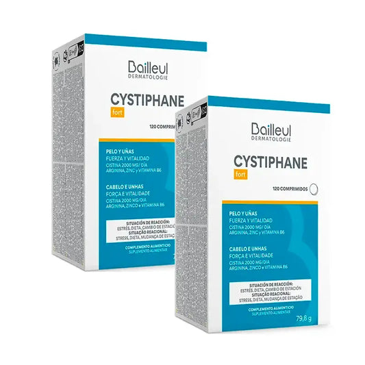 Cystiphane Biorga Hair Loss, Pack 2 x 120 tablets