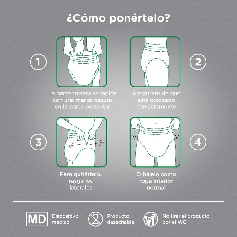 Depend Normal L/Xl Adult Male Diaper , 9 pieces