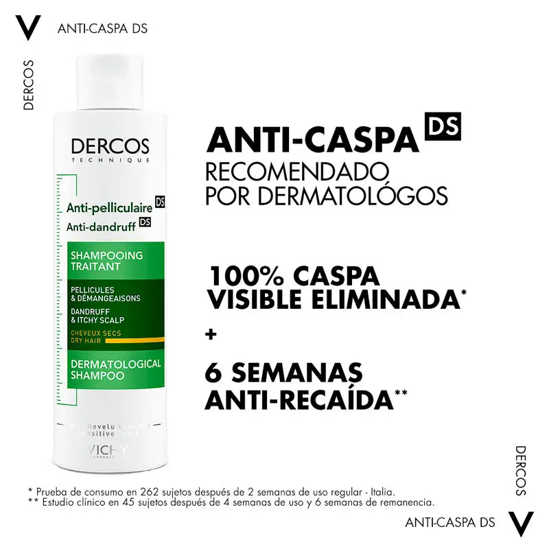Vichy Dercos Technique Dry Dandruff Shampoo 200 ml