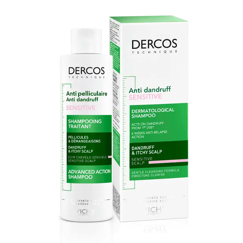 Vichy Dercos Technique Anti-Dandruff Shampoo for Sensitive Scalp 200 ml