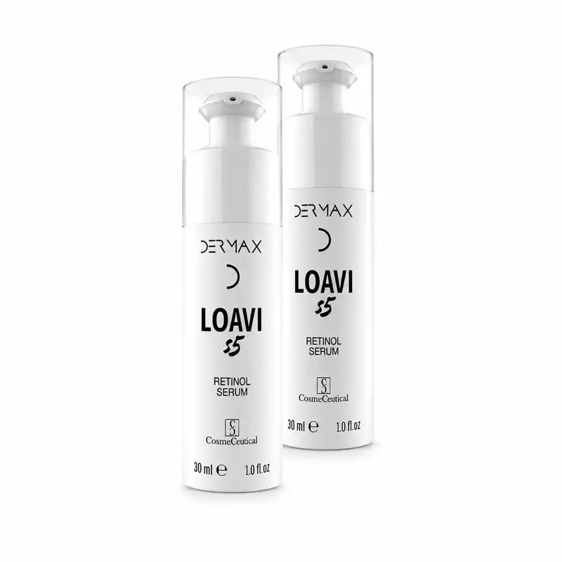 Dermax Loavi S5 Retinol Serum, Pack of 2 x 30 ml