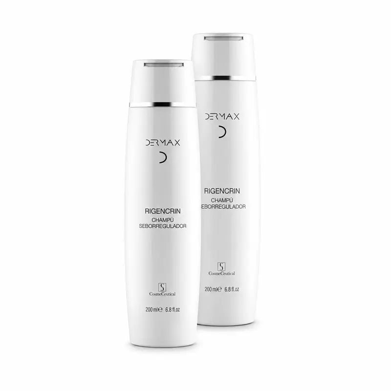 Dermax Rigencrín Sebum-Regulating Shampoo, Pack of 2 x 200 ml