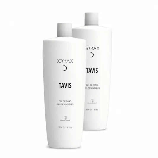 Dermax Tavis Shower Gel for Sensitive Skin, Pack of 2 x 500 ml