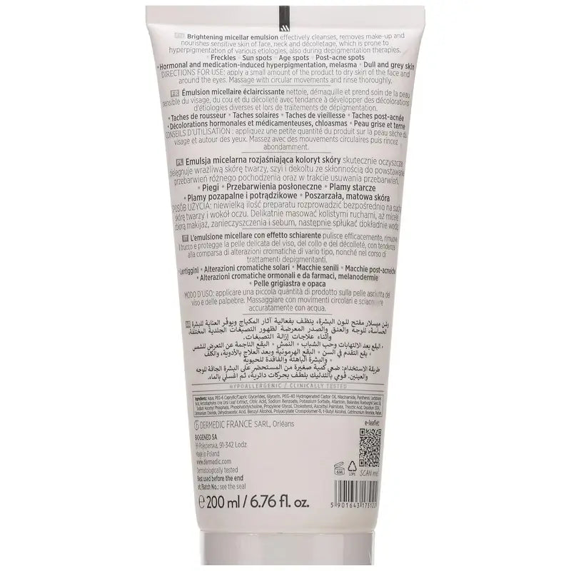 Dermedic Melumin Micellar Anti-Spot Micellar Emulsion - Brightening, 200 ml