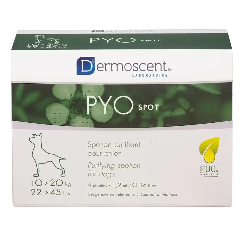 Dermoscent Pyospot for Dogs 10–20 kg, 4 pipettes, 4 units