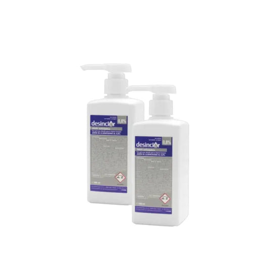 Desinclor Soap 0.8% (Clear), Pack of 2 x 500 ml