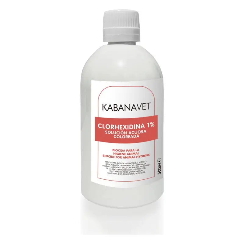 Desinclor (Red) 1% Chlorhexidine Antiseptic Solution for Veterinary Use, 500 ml.