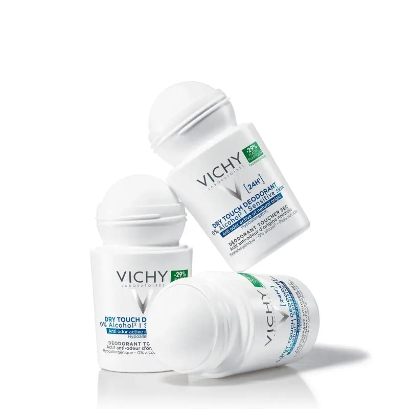 Vichy Deodorant 24H Dry Touch Roll-On 0% Alcohol 50 ml