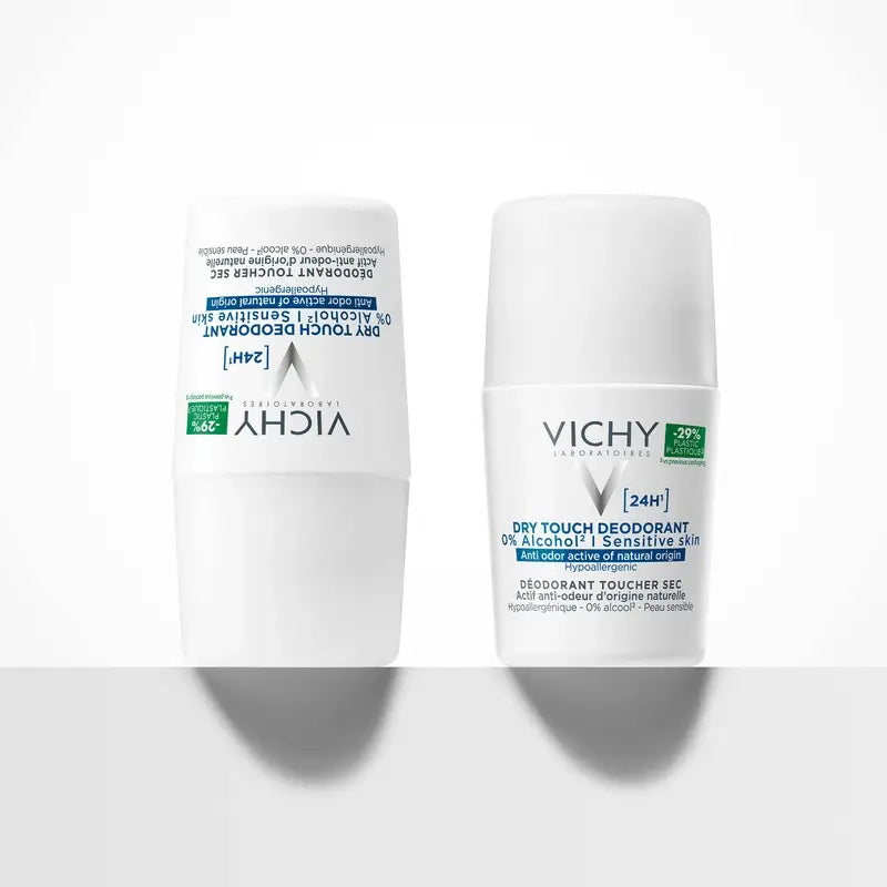 Vichy Deodorant 24H Dry Touch Roll-On 0% Alcohol 50 ml