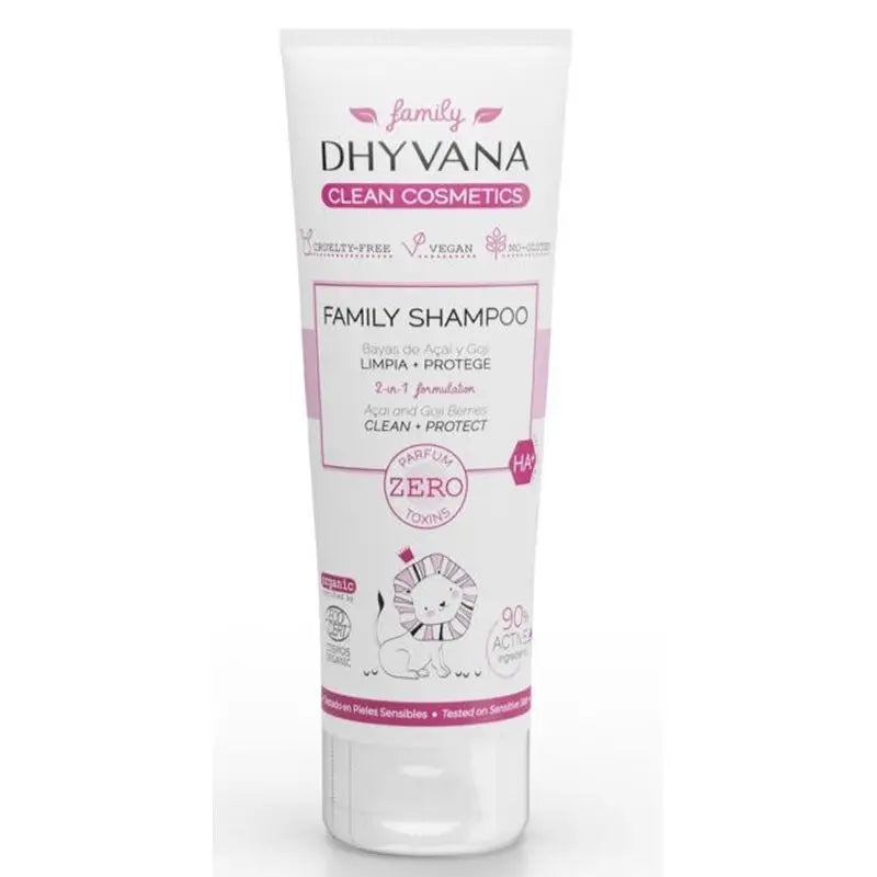 Dhyvana Family Shampoo With Açai Berries And Goji 200Ml.