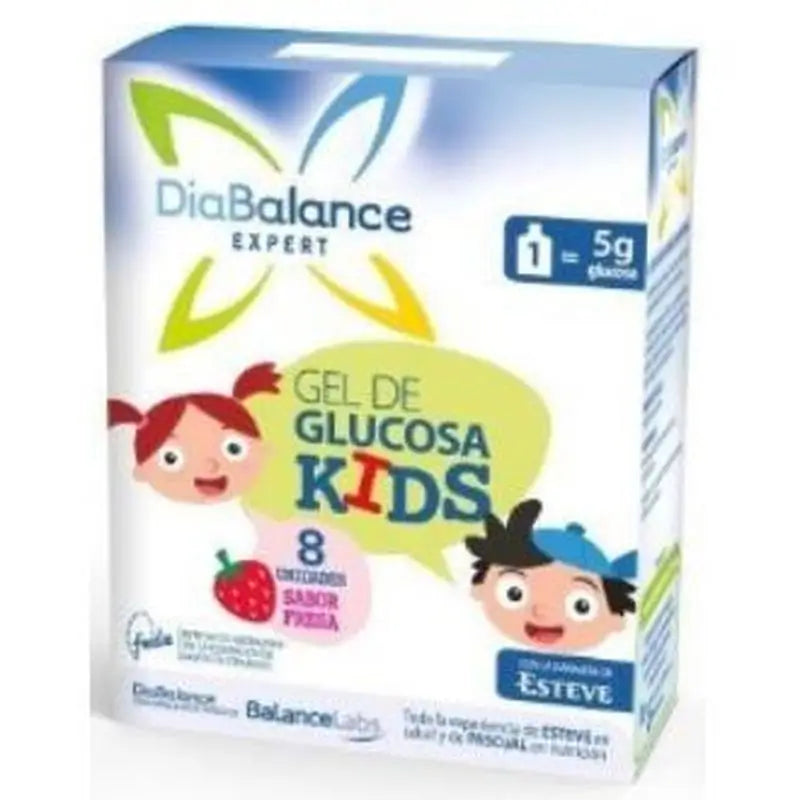 Diabalance Diabalance Glucose Gel Kids Strawberry 8Ud.