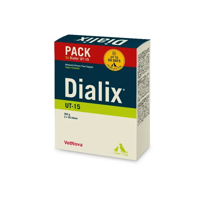 Dialix® Ut - 15 Duopack (2 x 30 chews), 60 units