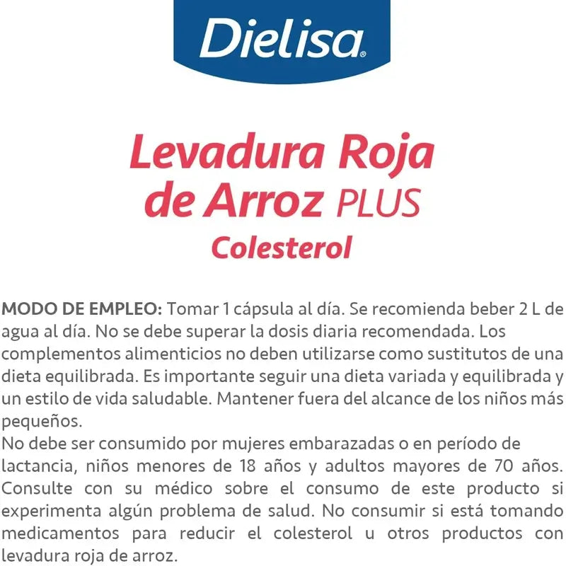 Dietisa Dts Red Yeast Rice Plus, 60 capsules