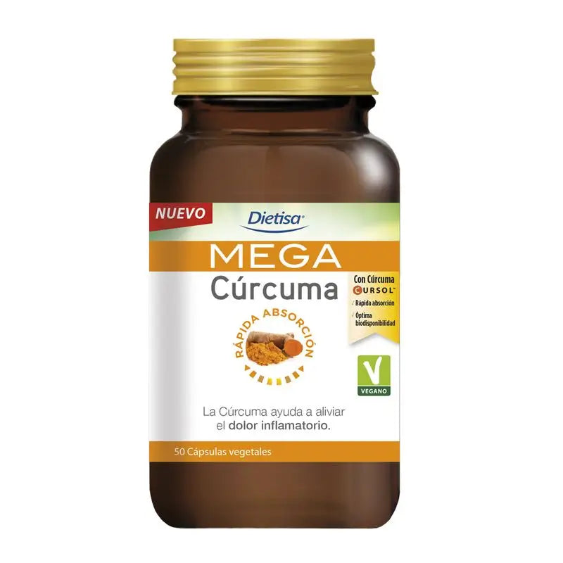 Dietisa Mega Curcuma, 50 Capsules