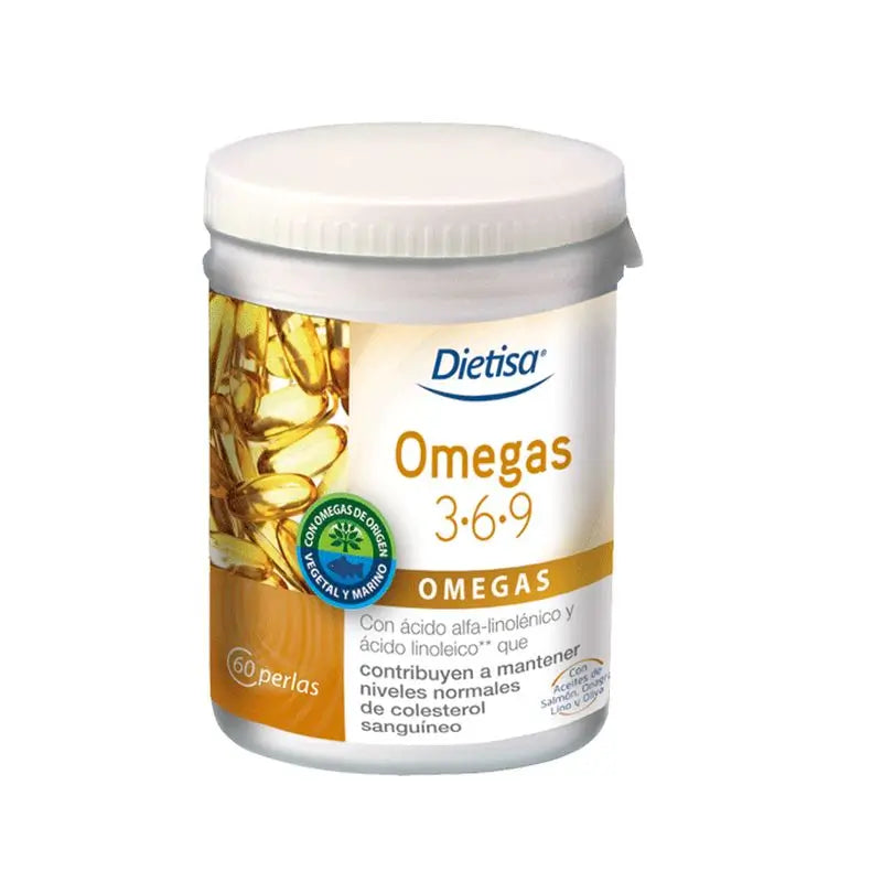 Dietisa Omegas 3 6 9 , 60 pearls