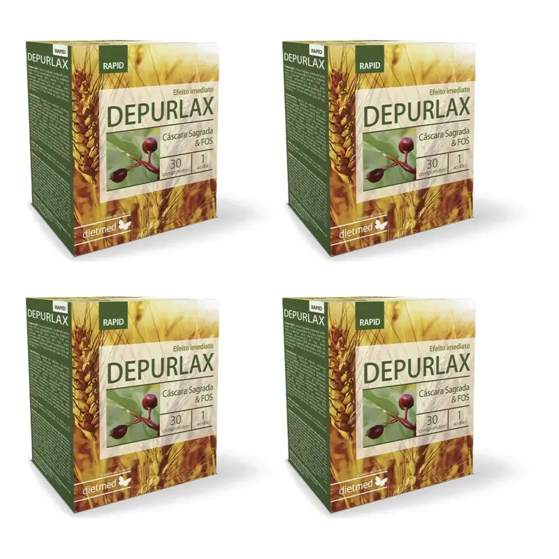 Dietmed Depurlax Rapid, 4 x 30 tablets
