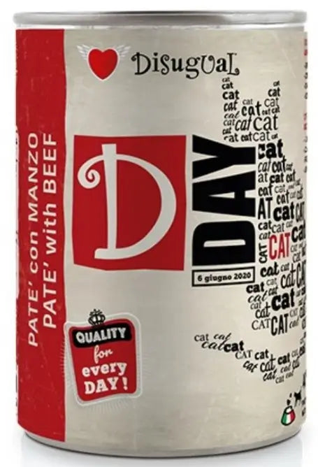 Disugual D-Day Cat Beef 6X400Gr