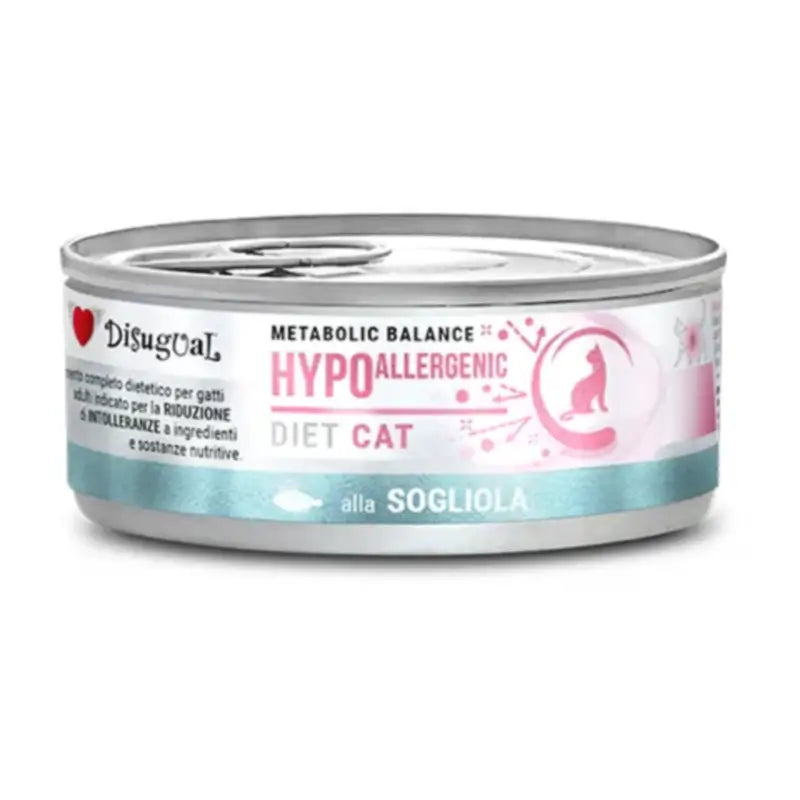 Disugual Hypoallergenic Cat Food with Sole, 12x85