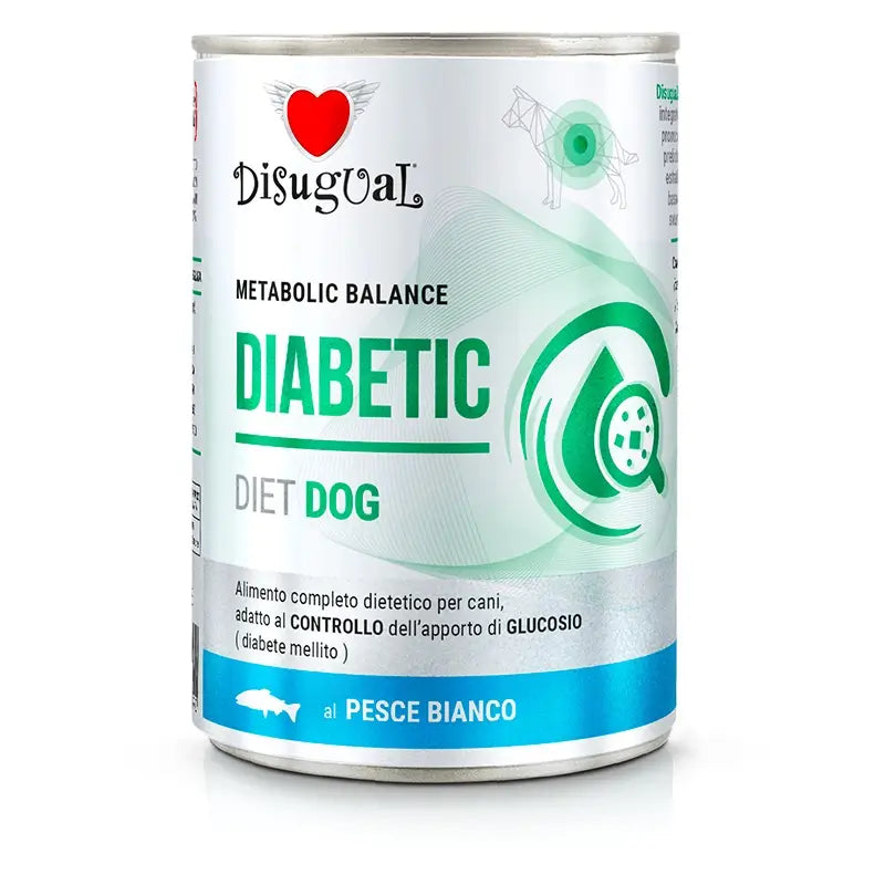 Disugual Diet Dog Diabetic White Fish 6X400Gr