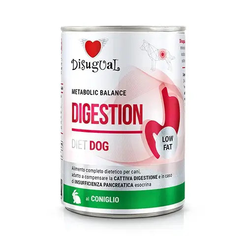 Disugual Diet Dog Digestion Low Fat Rabbit 6X400Gr