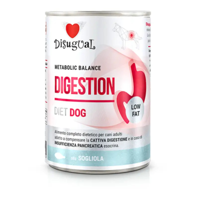Disugual Diet Dog Digestion Low Fat Sole, 6x400