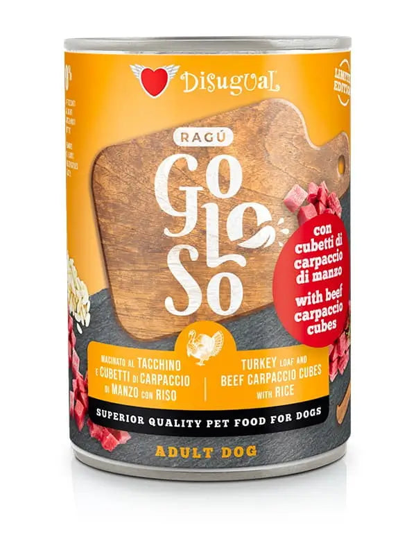 Disugual Goloso Ragu Turkey Carpaccio Rice 6X400Gr