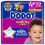 Dodot Activity Size 4+ Extra Jumbo (10-15Kg), 52 Nappies