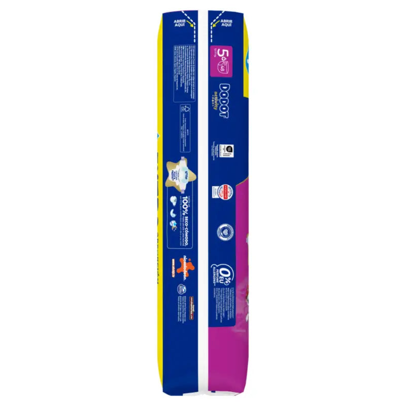 Dodot Activity Size 5+ Extra Jumbo (12-17 Kg), 48 Nappies