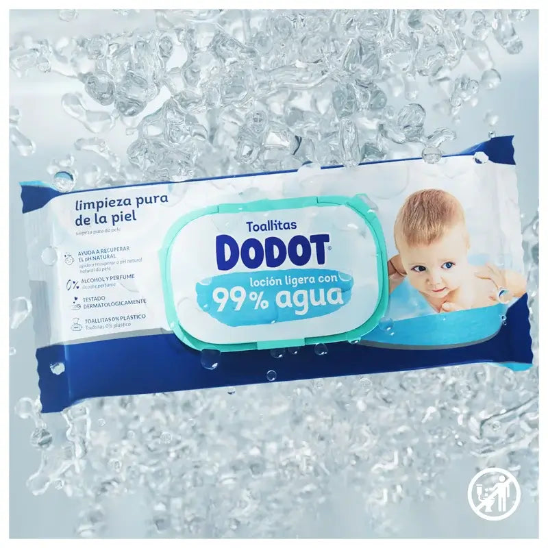Dodot Wipes 99% Aqua, 4x60, 240 pcs.