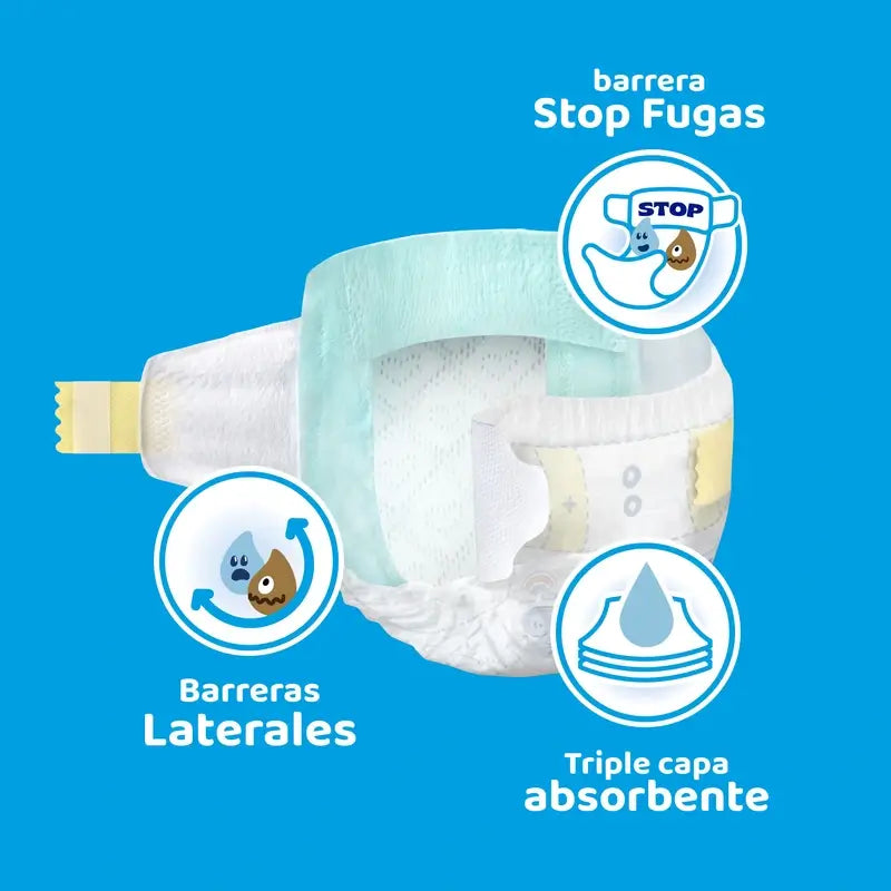 Dodot Baby Dry Size 4 (10-15kg), 62 Nappies